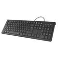 Hama KC-200 keyboard USB QWERTY UK English Black