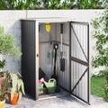 Abri de jardin à outils Cabane de jardin - Anthracite 88x89x161 cm Acier galvanisé BV283750