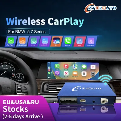 CarPlay sans fil avec Android Mirror Link fonction AirPlay BMW Série 5 Série 7 F10 F11 F07