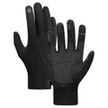 Gants de moto imperméables d'extérieur doublure polaire thermique résistant à l'écran tactile