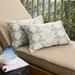 Humble + Haute Outdura Saxon Linen Indoor/Outdoor Corded Lumbar Pillows (Set of 2)