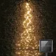 Guirlande solaire à 100 ou 200led en forme de cascade éclairage féerique pour décoration d'arbre