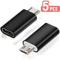 Adaptateur USB Type C femelle vers Micro USB mâle connecteur Micro USB chargeur convertisseur de