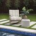 Humble + Haute Outdura Saxon Linen Indoor/Outdoor Corded Deep Seating Cushion Chair Set