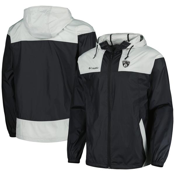 mens-columbia-black-brooklyn-nets-big---tall-flash-forward-challenger-omni-shade-full-zip-hoodie/