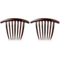 Caravan French Twist Comb Tortoise Shell (Pack of 2)