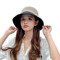 Hesxuno Sun Hats for Women Beach Womens Sunshade Breathable Sun Hat Bow Outdoor Tourism Fisherman Hat