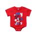 My First 4th of July Baby Boy Girl Romper Letters Print Short Sleeve Bodysuit Jumpsuits Infant Independent Day Clothes