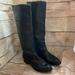 J. Crew Shoes | J Crew | Booker Leather Tall Boots Equestrian Leather Style Boots Women Size 7.5 | Color: Black | Size: 7.5