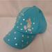 Disney Accessories | Disney Parks Mickey Mouse Teal Bling Youth Adjustable Baseball Cap | Color: Blue/Silver | Size: Osg