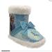 Disney Shoes | Disney Frozen Slippers Size 9/10 | Color: Blue/White | Size: 9/10