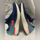 Nike Shoes | Nike Epic React Flyknit Mens Running Shoes /Size 10 | Color: Blue | Size: 10