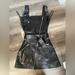 Zara Dresses | Black Leather Zara Dress | Color: Black | Size: M