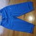 Nike Pants & Jumpsuits | Dri Fit Nike 3/4 Legging Sz Medium | Color: Blue | Size: M