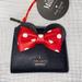 Kate Spade Bags | Kate Spade X Minnie Mouse Adalyn Small Leather Wallet - Black Red | Color: Black/Red | Size: Os