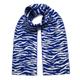 Men's Tiger Wool & Cashmere Scarf Electric Blue Ingmarson