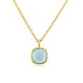 Women's Blue / Gold Brooklyn Gold Vermeil & Blue Topaz Necklace Auree Jewellery