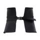 Women's Leather Wide Waist Corset Belt Black 28" Plik X Haya