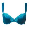 Women's Blue Opulent Lace Bra In Peacock 36B Tallulah Love