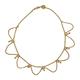 Women's Gold Dance Choker Polki