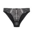 Women's Silver / Grey Gunmetal Brief Extra Large Tallulah Love