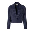 Women's Blue Lora Mood Indigo Short Tennis Stripe Blazer Extra Small Aggi