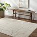 Gray/White 120 x 94 x 0.55 in Area Rug - Wade Logan® Asfand Cream/Light Gray Area Rug Polyester | 120 H x 94 W x 0.55 D in | Wayfair