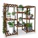 Arlmont & Co. Cambi Rectangular Multi-tiered Solid Wood Plant Stand | 30 H x 34.8 W x 11.6 D in | Wayfair CE5B6529E25D4E69941EEC7713000950