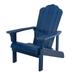 Plastic Wood Adirondack Chair Adirondack Chair Campfire Chairs Easy Installation Plastic Wood Lawn Chair Patio Chairs for Outside Deck Garden Backyard Weather Resistant Blue