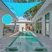 LOVE STORY Waterproof 16 x 16 x 16 Turquoise Blue Sun Shade Sail Triangle UV Block Canopy for Outdoor Patio Backyard Garden