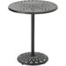 Afuera Living Modern Cast Aluminum/Cast Iron Outdoor Bar Table in Shiny Copper