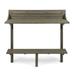 Afuera Living Modern / Contemporary Outdoor Grey Acacia Wood Balcony Bar Table