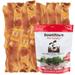 Downtown Pet Supply Pig Ears for Dogs Long Lasting Pig Ear Strips 1Lb