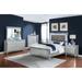 Coaster Furniture Gunnison Bedroom Set with LED Lighting Silver Metallic