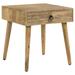 Coaster Furniture Zabel Natural Square 1-drawer End Table