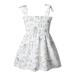 B91xZ Birthday Dresses For Girls Clothes Slip Baby Toddler Floral Dress Animal Kids Beach Girls Fruit Dress Girls Dress&Skirt White Size 3-4 Years