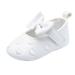 6-9 Months Baby Girls Shoes Infant Mary Jane Flats Princess Wedding Dress Baby Sneaker Shoes Toddler Kid Baby Girls Princess Cute Toddler Solid Color Soft Leather Bow Shoes White