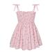 Toddler Girls Dress Sleeveless Princess Dress Floral Print Pink 120