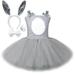 Rovga Toddler Girl Dresses Kids Baby Spring Summer Floral Bee Fancy Dress Easter Bunny Carnival Accessory Set Tutu Princess Dress Kids Clothing