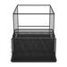 TRU RED 4 Compartment Wire Mesh File Organizer Matte Black 2/Pack TR57536VS