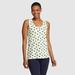 Eddie Bauer Women's Everday Essentials Tank Top - Print - Ivory - Size S