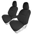 TLH Custom Fit Car Seat Covers for Toyota Sienna 2011-2020 Car Seat Cover Front Set Automotive Seat Covers in Black Neoprene Waterproof and Washable Seat Covers