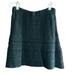 Zara Skirts | Nwot Zara Knit Eyelet Black A-Line Mini Skirt | Size S | Color: Black | Size: S