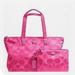 Coach Bags | Coach Large Pink Getawaypackable Travel Weekendertote | Color: Pink | Size: Os