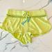 Victoria's Secret Swim | Chartreuse Green Knit Swimsuit Bikini Coverup Cover Up Drawstring Shorts | Color: Green | Size: Xs