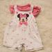 Disney Matching Sets | Disney Baby 2 Piece Outfit Size 3-6 Months | Color: Pink/White | Size: 3-6mb