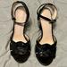 Coach Shoes | Coach "Golden" Ankle Strap Heeled Sandals 8.5b | Color: Black | Size: 8.5