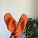 American Eagle Outfitters Shoes | New American Eagle Flip Flops | Color: Orange | Size: 9