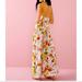J. Crew Dresses | J. Crew Collection- Anguilla Halter Dress In Ratti Tropical Floral | Color: White/Yellow | Size: 8