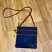 Dooney & Bourke Bags | Dooney & Bourke Navy Nylon Small Crossbody; Excellent Condition; 7 1/2x8 | Color: Blue/Tan | Size: 7 1/2 X 8